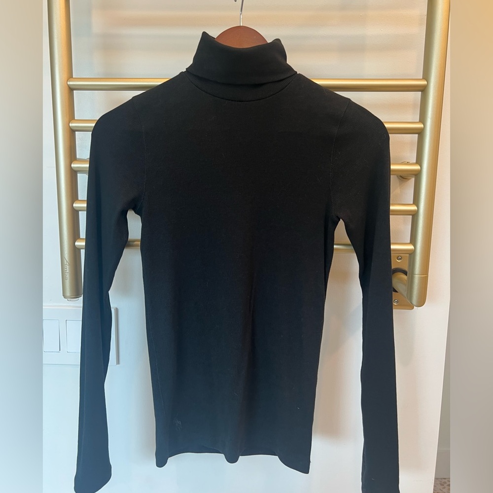 Ralph Lauren Black Ribbed Turtleneck size S